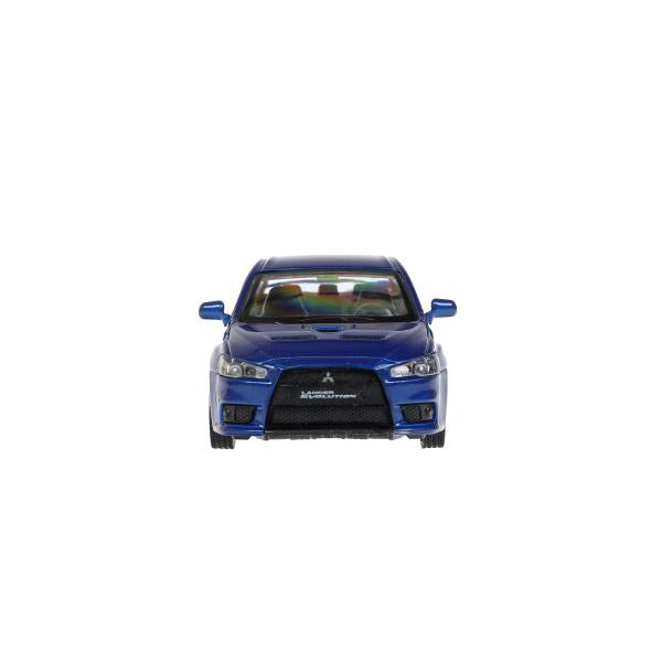 Машина металл MITSUBISHI lancer Evolution, 11,4 см, двери, инерц., кор. Технопарк в кор.2*48шт