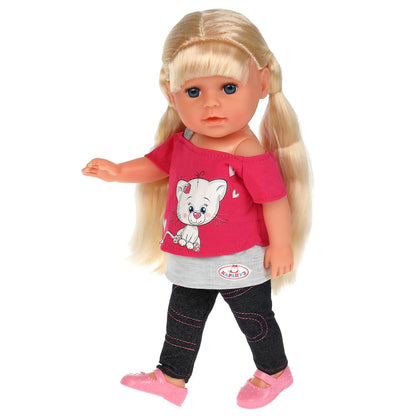 Кукла функциональная БАРБАРИКИ Полина 35см, озвуч, набор доктора, 3акс,кор КАРАПУЗ в кор.8шт