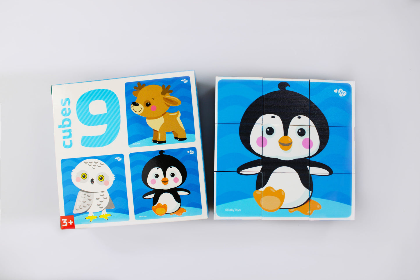 Кубики "На краю земли" (без обклейки) 9 шт Детские игрушки