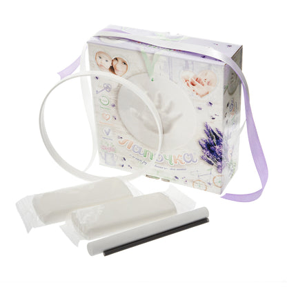 НАБОР ДЛЯ ТВОРЧЕСТВА. "ЛАПОЧКА. СЛЕПКИ РУЧЕК ВАШЕГО МАЛЫША" в кор.10шт