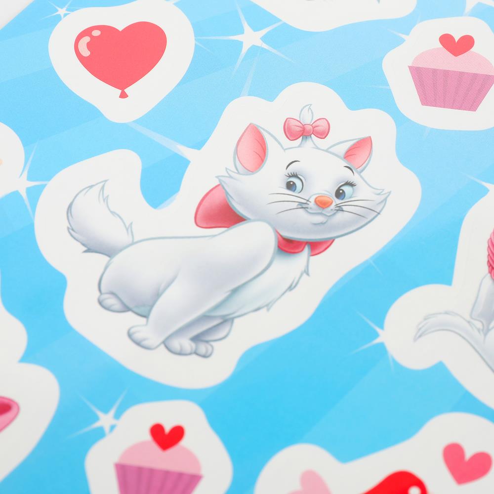 Наклейки бумажные, а5, кошечка мари МУЛЬТИ АРТ в кор.500шт