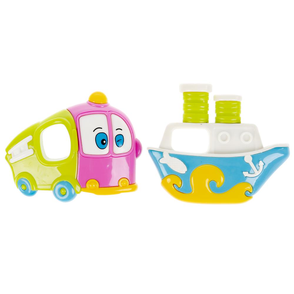 Развивающие игрушки грузовичок и кораблик. Умка в кор.4*36шт