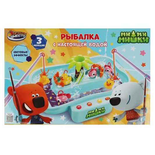 Игра рыбалка Ми-ми-мишки свет-звук, с водой, кор.37,5*25*7,3см ИГРАЕМ ВМЕСТЕ в кор.2*18шт