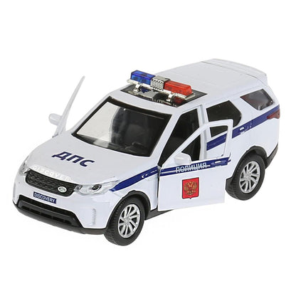 La machine en métal Land Rover Discovery est de 12 cm. double,icône,belle dans le cor. Technoparc dans le cor.2*36шт