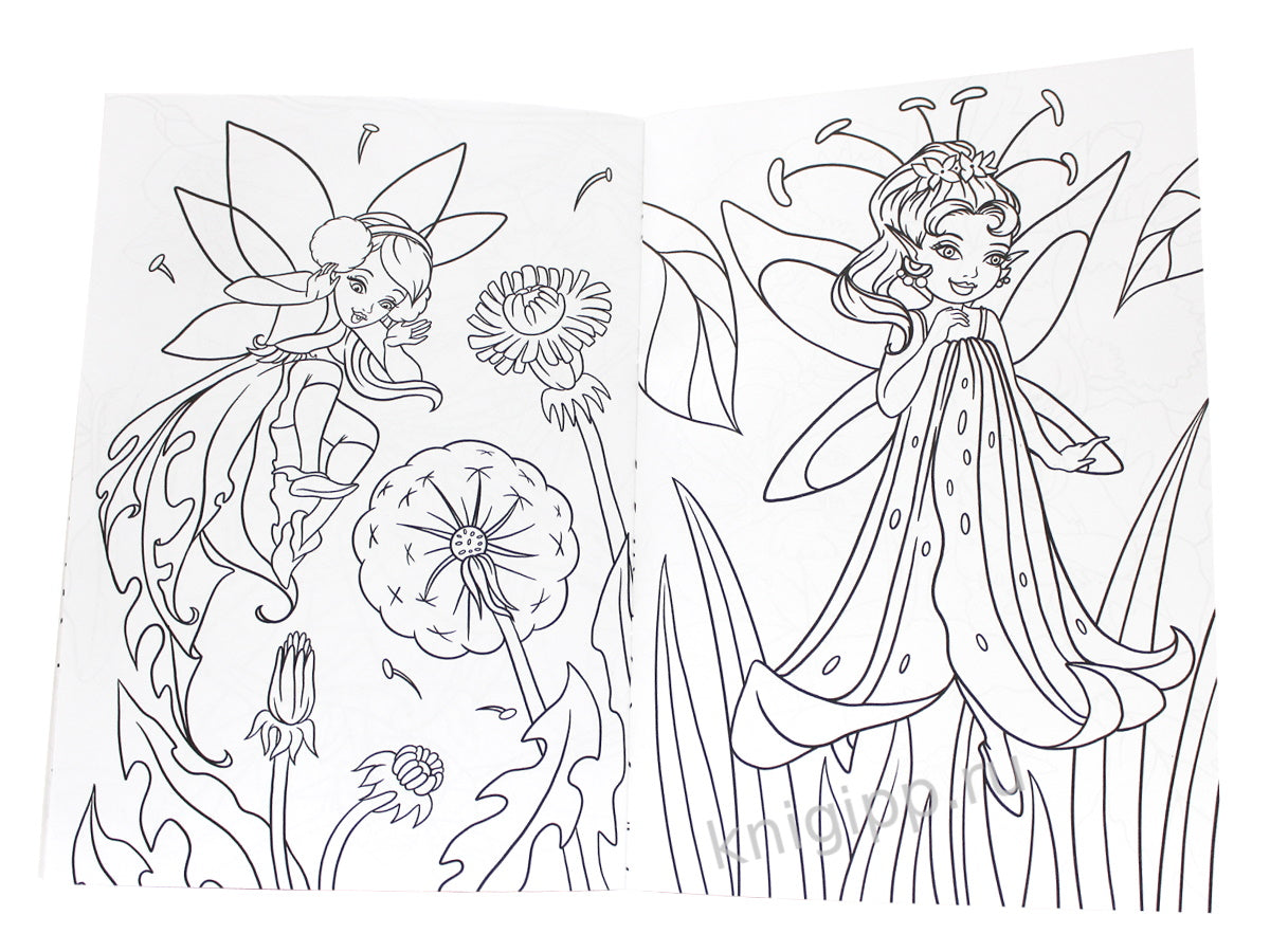 МОЯ РАСКРАСКА А4 чёрная. ВОЛШЕБНАЯ СТРАНА