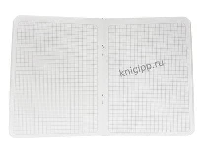 Gatto Rosso. Блокнот в клетку Floral anime. ОРАНЖЕВЫЙ