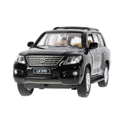 Machine en métal pour le véhicule LEXUS LX570, 14,7 cm, double, bagage, technologie d'inertie dans la couleur 2*24 pouces