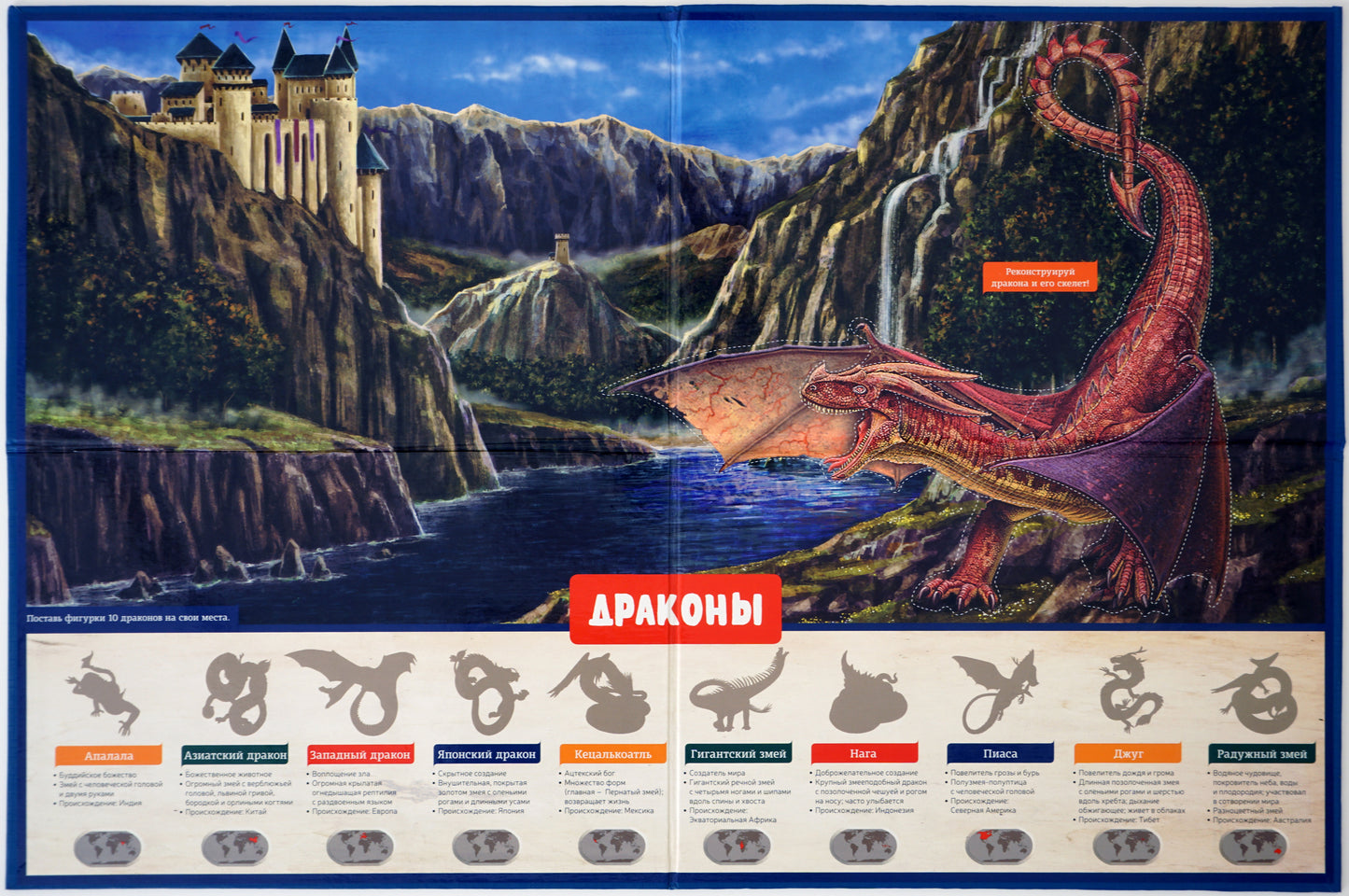 Драконы. Детская энциклопедия (в коробке)