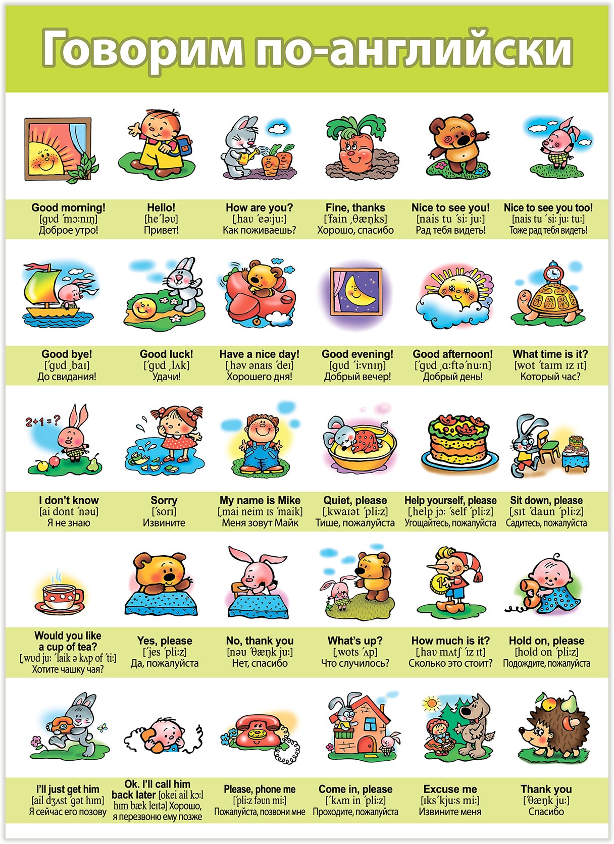 4024 Комплект плакатов. Английский язык