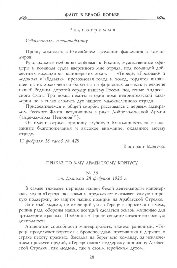 Флот в Белой борьбе