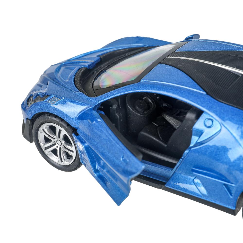 1:32 модель металл свет-звук bugatti divo 14.9см, двери, инерция, спойлер Технопарк в кор.2*48шт