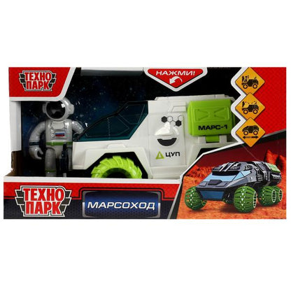 2009A450-R 337973 Модель пластик МАРСОХОД 16 см, дверь, инерц., подвиж. дет., кор. Технопарк в кор.2