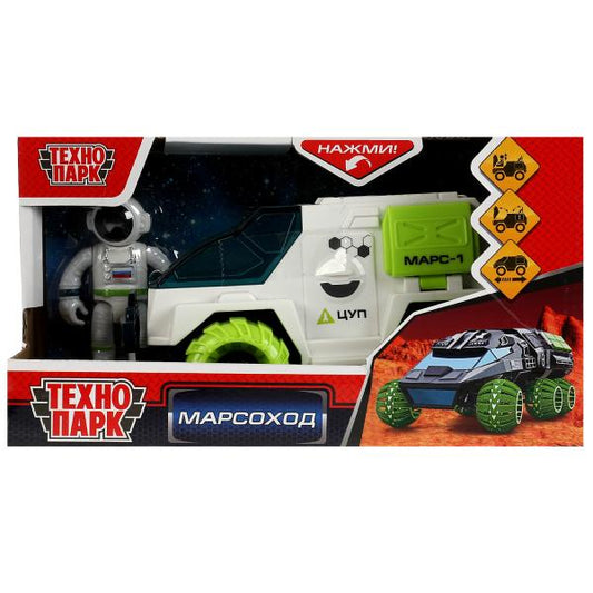 2009A450-R 337973 Модель пластик МАРСОХОД 16 см, дверь, инерц., подвиж. дет., кор. Технопарк в кор.2