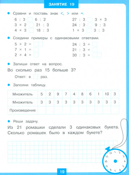 Тренажер 15 минут в день. Таблица умножения /Зеленко