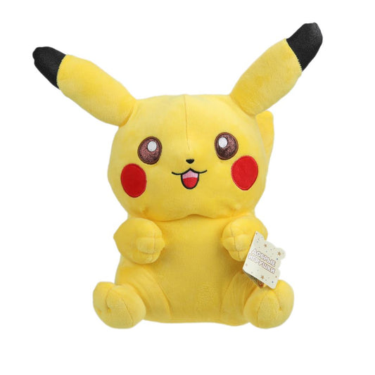 M125221PC-30NS-SY Игрушка мягкая пикачу 30см глаза блестящие, без чипа Добрые игрушки в кор.24шт