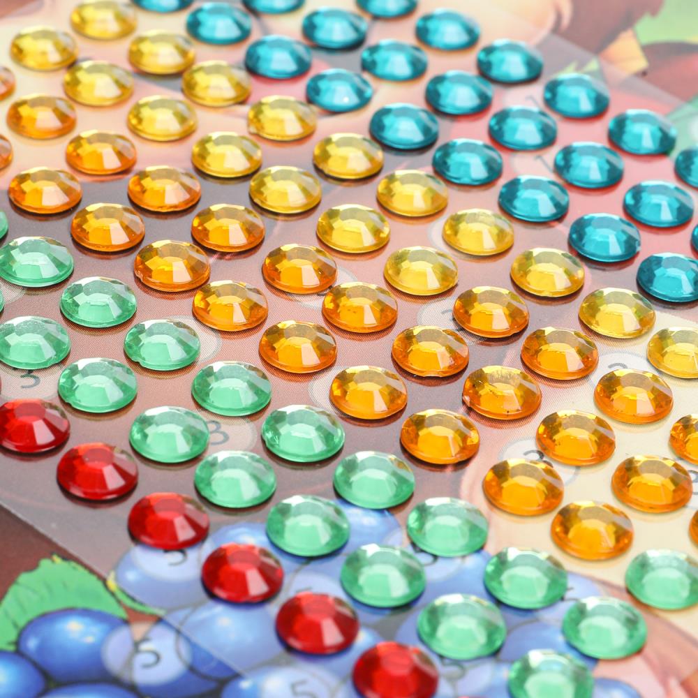 Аппликация Со стразами 15*21 см медвежонок МУЛЬТИ АРТ в кор.100шт