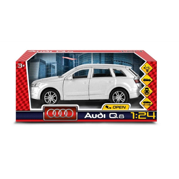 Машина металл свет-звук ВНЕДОРОЖНИК, 21см, дверь, инер, белый, кор Технопарк в кор.18шт