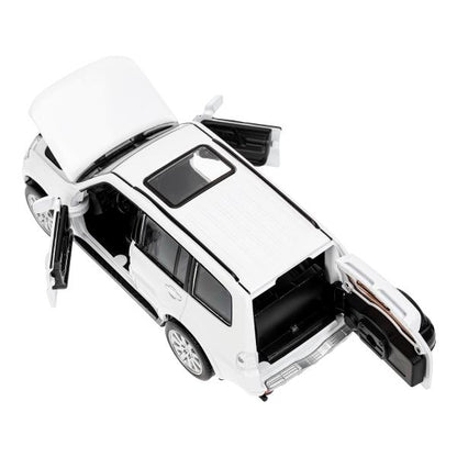 Машина металл светзвук MITSUBISHI pajero 4wd турбо,14,5 см, двери, инерция Технопарк в кор.2*24шт