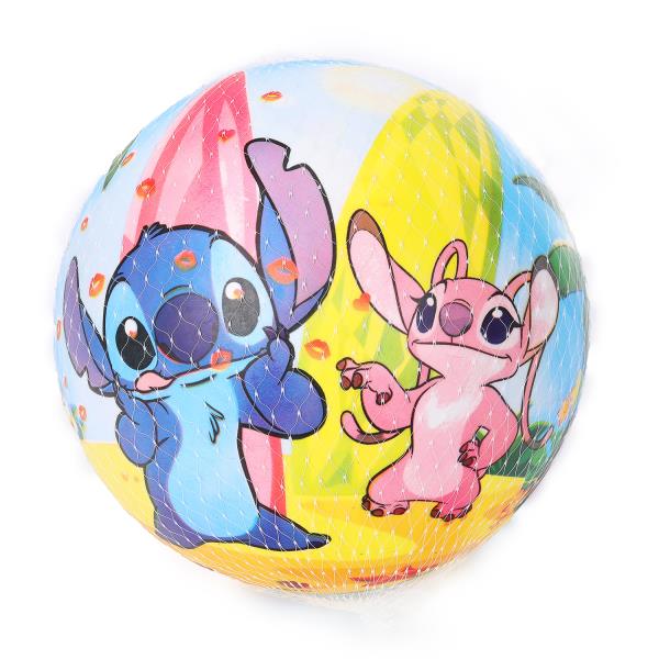 FD-9(STITCH) (144) Мяч пвх 23 см лило и ститч полноцвет, в сетке ИГРАЕМ ВМЕСТЕ в кор.144шт