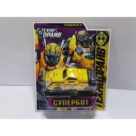 Машина трансформирующийся СУПЕРБОТ (вывертыш), блист.14*17*3см ТЕХНОДРАЙВ в кор.2*216шт