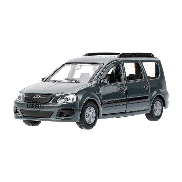 Машина металл LADA LARGUS длина 12 см, двери, багаж, инерц, кор. Технопарк в кор.2*24шт