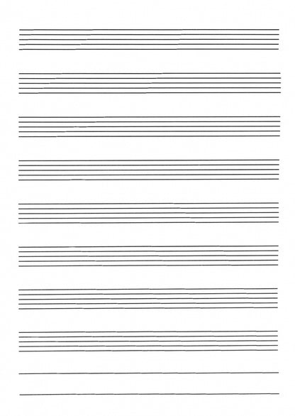 Тетрадь для нот: для младших классов ДМШ и ДШИ (гитара)