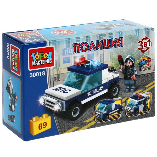 Constructeur de machines de police 3в1, 69 jours. Grands maîtres en cor.2*40шт