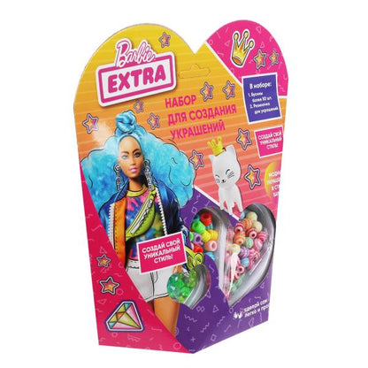 Набор д/создания украшений из бусин БАРБИ 19*19 см МУЛЬТИ АРТ в кор.2*96шт