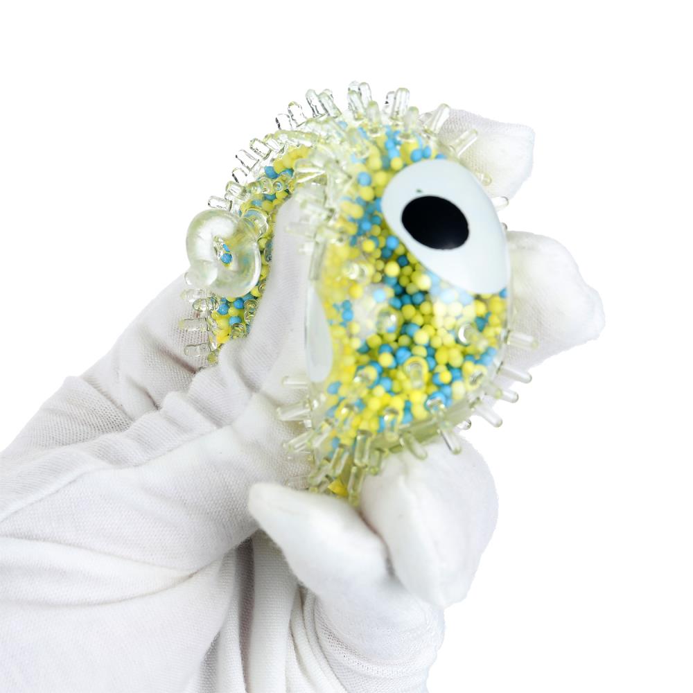 Игрушка ежик, шарик с глазками, цвета в асс. дисплей Супер Жим уп-12шт в кор.12уп