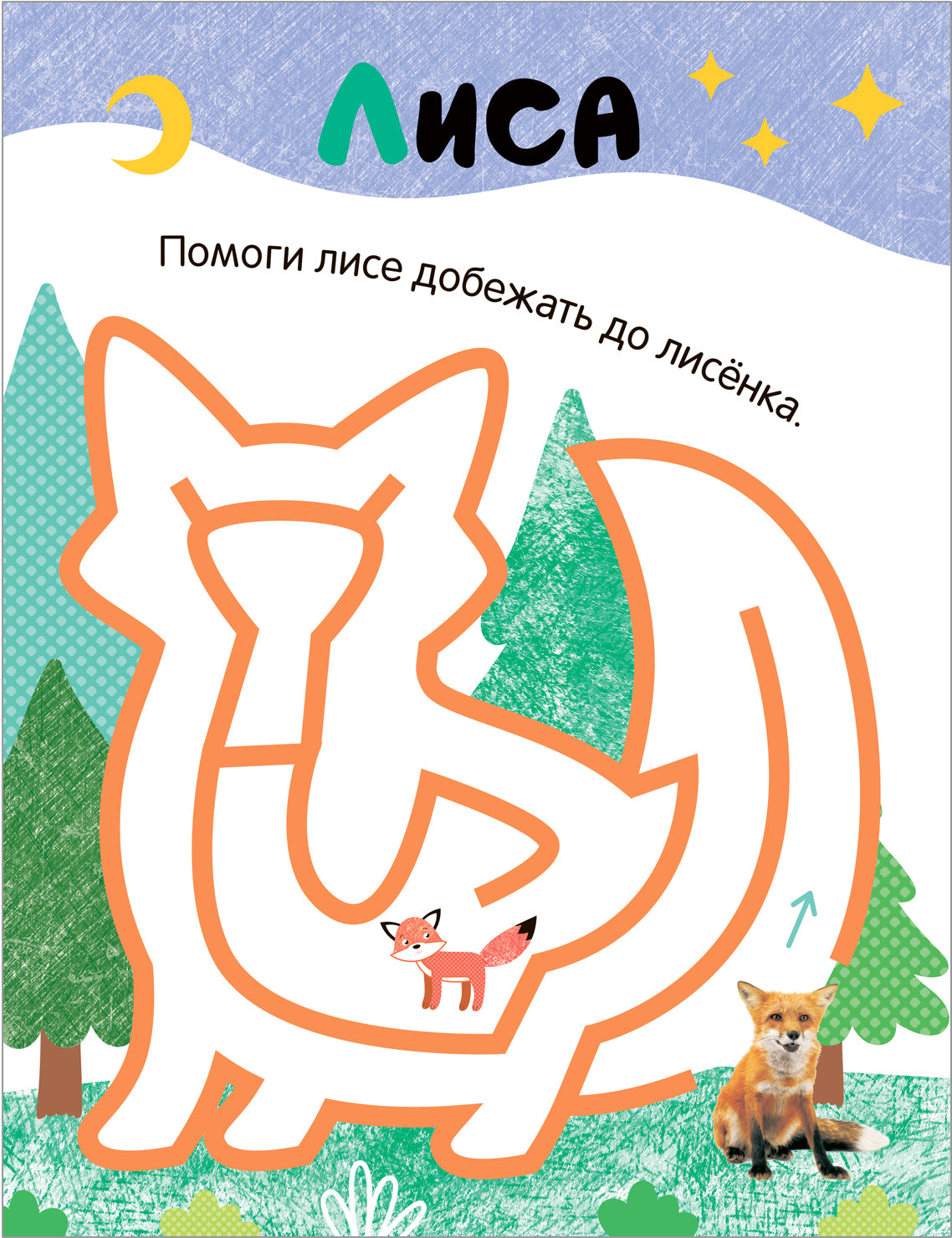 Лабиринты для малышей 2+. Животные