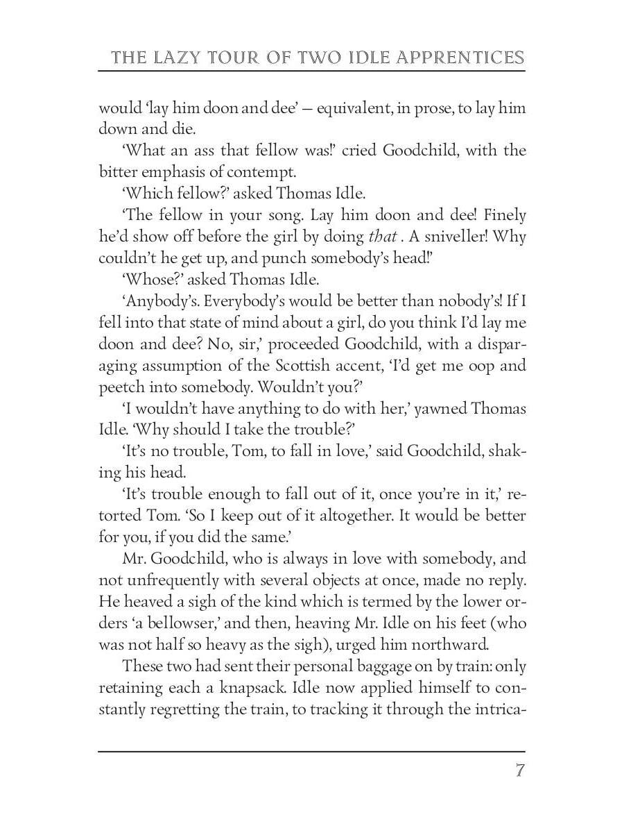 The Lazy Tour of Two Idle Apprentices = Ленивое путешествие двух досужих подмастерьев: кн. на англ.яз