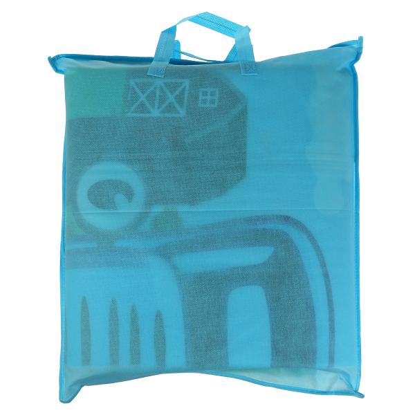 Коврик на фольгированной основе СИНИЙ ТРАКТОР 180*130*0,5 см.в сумке Умка в кор.50шт