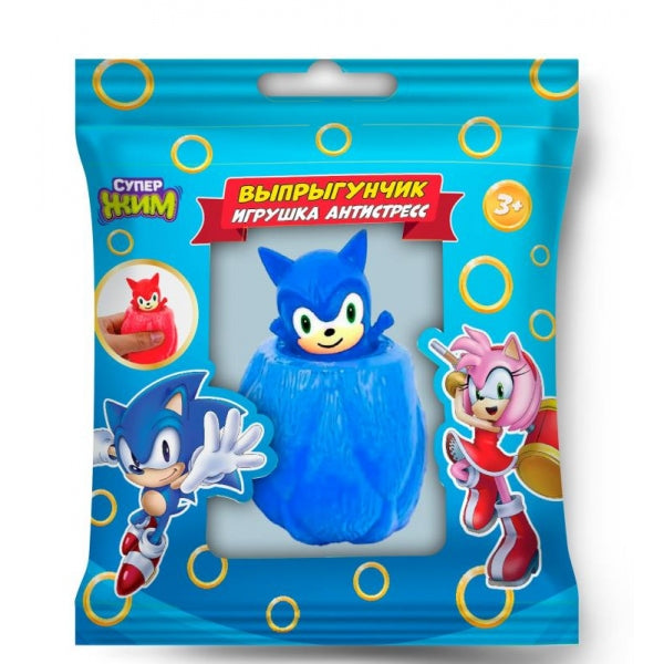 Мялка выскочка персонаж, цвет синий, флоупак Супер Жим в кор.12*12шт