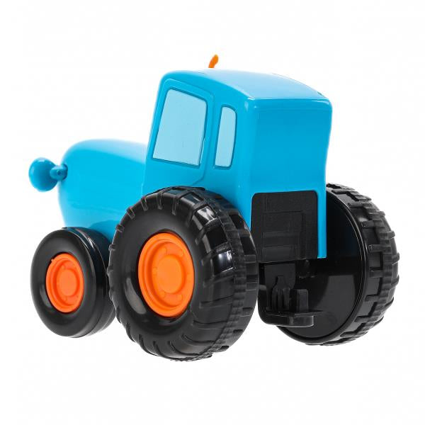 Машина металл СИНИЙ ТРАКТОР синий трактор длина 7,5 см, синий, блист. Технопарк в кор.2*60шт