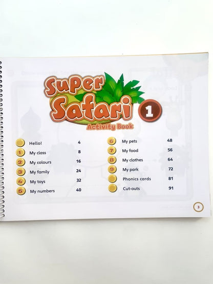 Super Safari 1 (British) Pupil's+Activity Book+CD+DVD