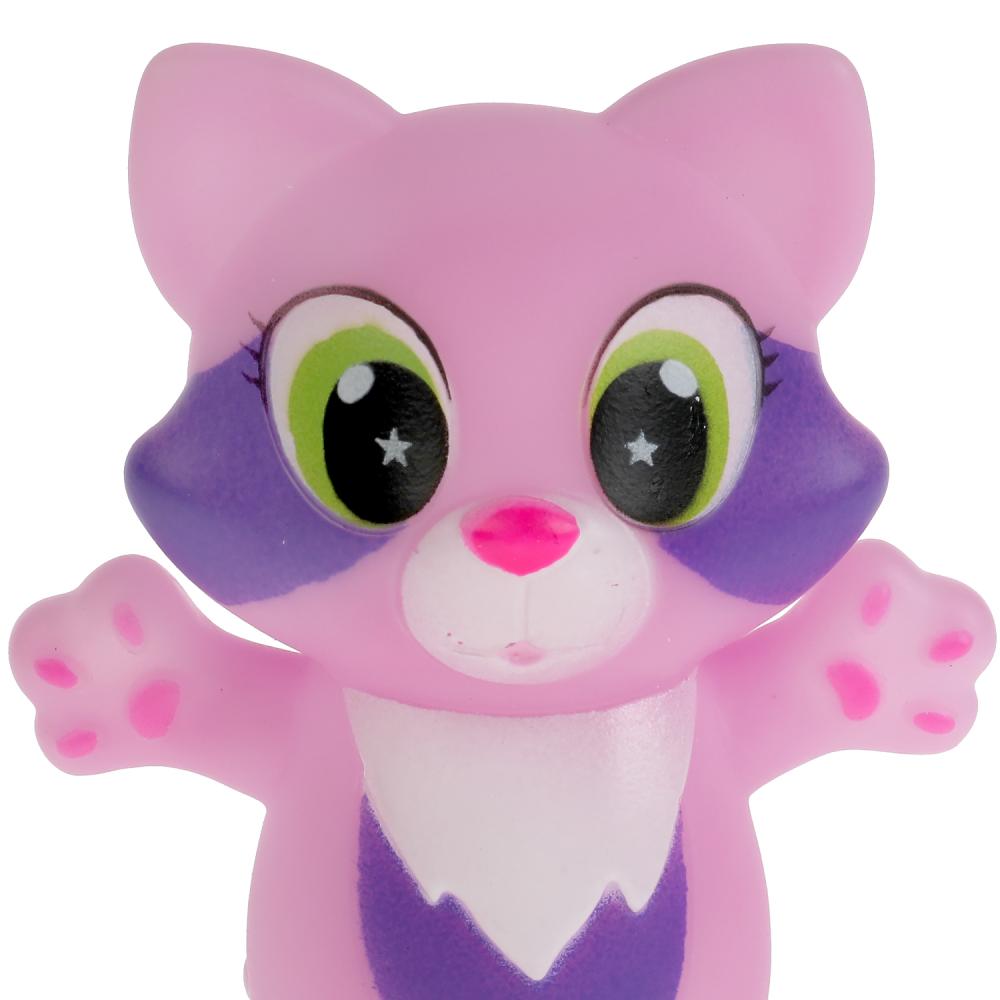 Игрушка для ванны енотик 9 см, в сетке, КАПИТОШКА в кор.2*240шт