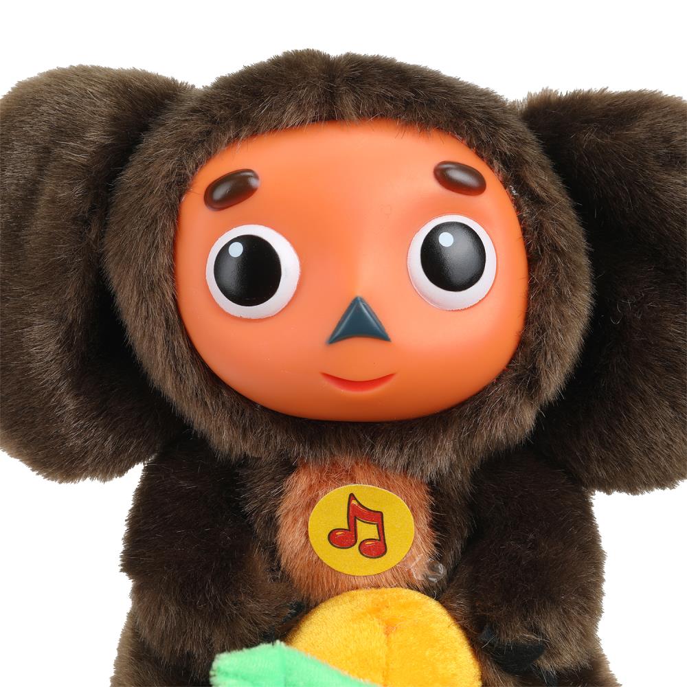 Игрушка мягкая СОЮЗМУЛЬТФИЛЬМ Чебурашка 17см, сапельс, муз. puce, dans un paquet. МУЛЬТИ-ПУЛЬТИ в кор.24шт