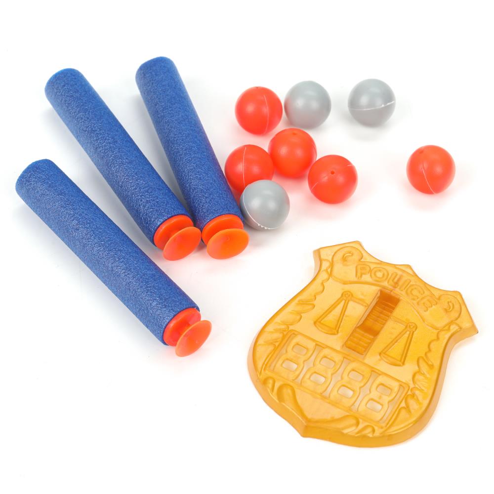 Набор оружия ВОЕННЫЙ автомат с шариками и мягк.пул, блист.58*20,5*3,5см ИГРАЕМ ВМЕСТЕ в кор.2*30шт