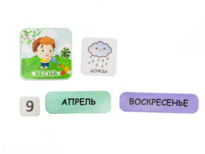 Магниты "Мой календарь". Серия Магнитные истории (европодвес)