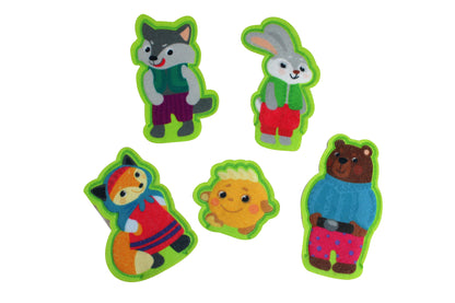 Пальчиковый кукольный театр "В гостях у сказки" (17 кукол)