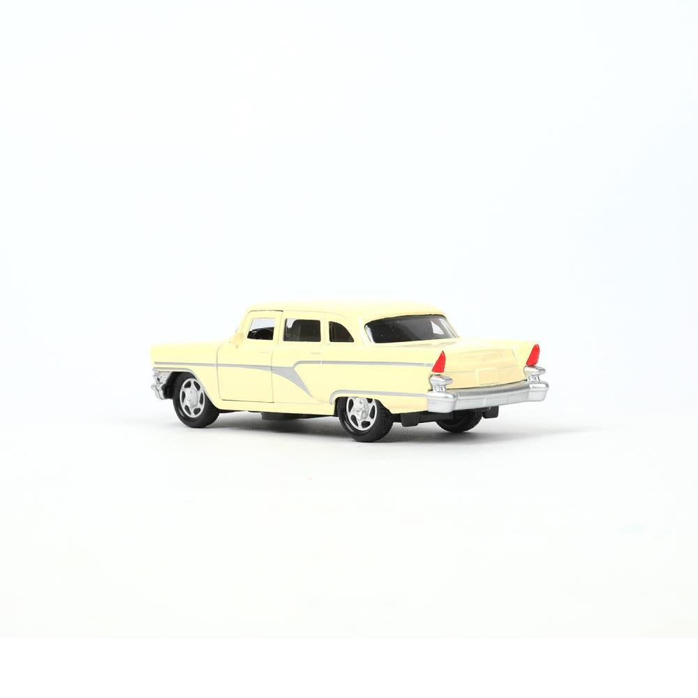 Машина газ металл-13 "Чайка" 12 см, двери, инерц, светло-желтый, кор. Технопарк в кор.2*36шт