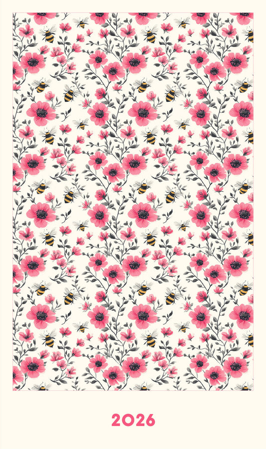 Мини ежедневник. Пчелы в кустах (А6, 80 л., мягкая обложка)