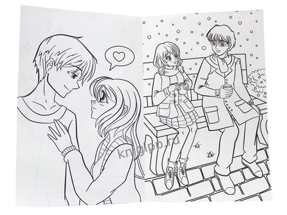 АНИМЕ-РАСКРАСКА. МОЯ МАНГА