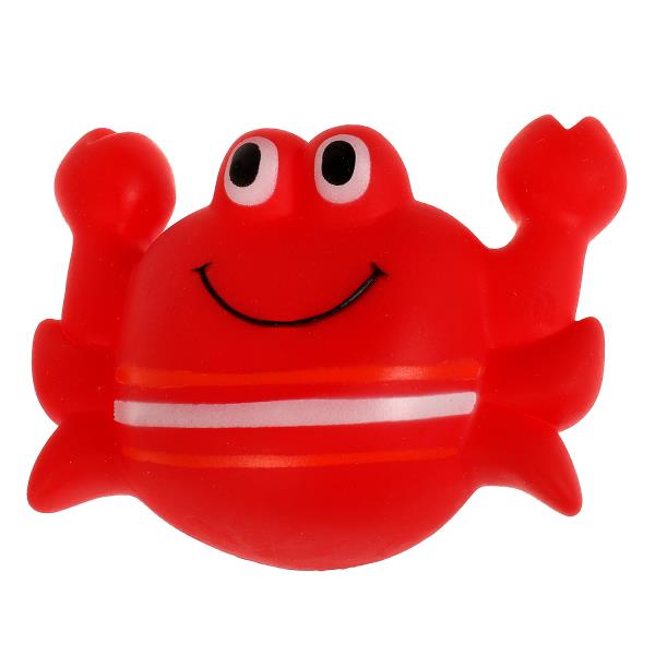Игрушка для ванны крабик 1 шт. в сетке КАПИТОШКА в кор.4*120шт