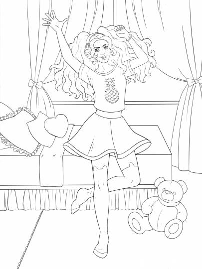 СУПЕР-ПУПЕР РАСКРАСКА. МОДНЫЕ ДЕВЧОНКИ