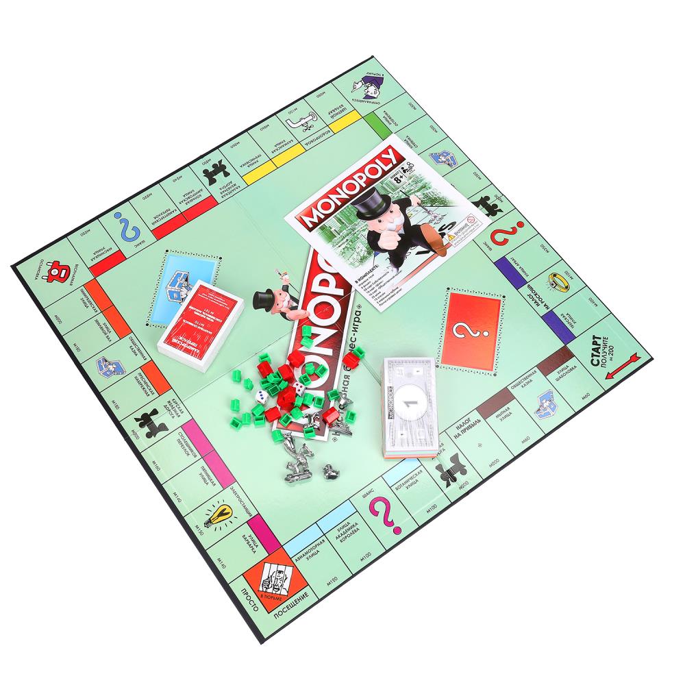 Настольная игра монополия, коробка 26,9*5,1*26,9см - в кор.2*18шт