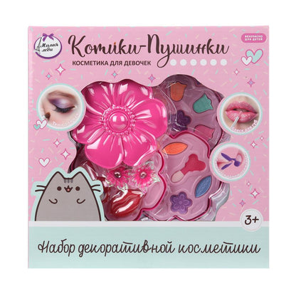 Косметика ДЛЯ ДЕВОЧЕК набор косметики: тени для век, блеск, лак для ногтей МИЛАЯ ЛЕДИ в кор.2*36шт