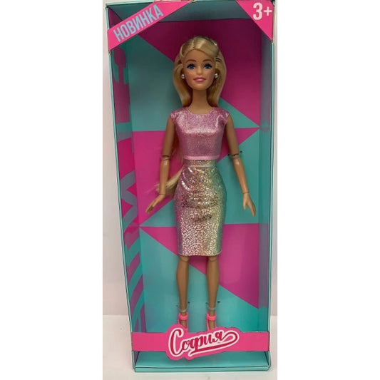 Кукла 29см София, руки и ноги сгиб., кор КАРАПУЗ в кор.24шт