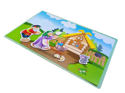 Игра магнитная "В гостях у сказки" Серия Магнитные истории (европодвес)