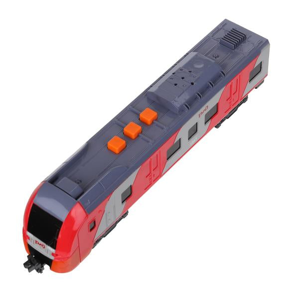 Модель пластик свет-звук РЖД ЭЛЕКТРОПОЕЗД "ЛАСТОЧКА" 20 см, кор. Технопарк в кор.48шт